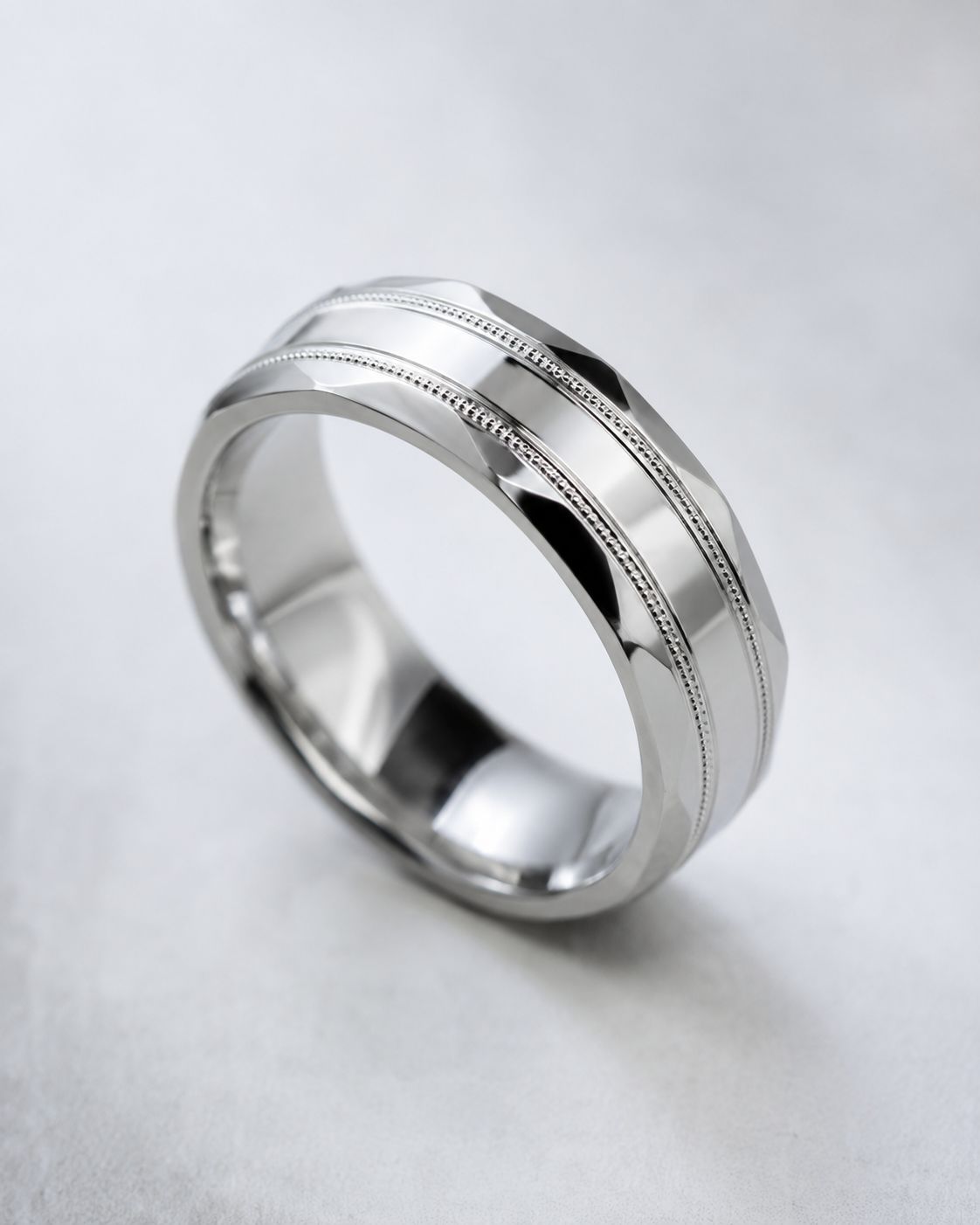 Ailen - Anillo Diamantado Mill Grain