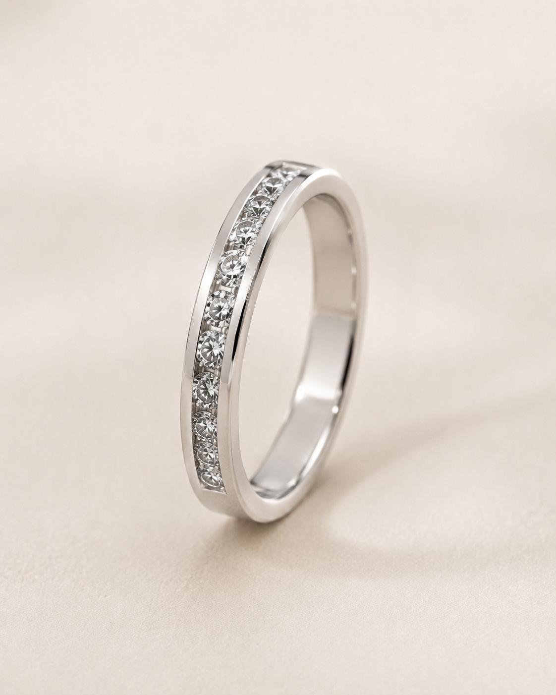 Dzia - Anillo Promesa Diez Piedras