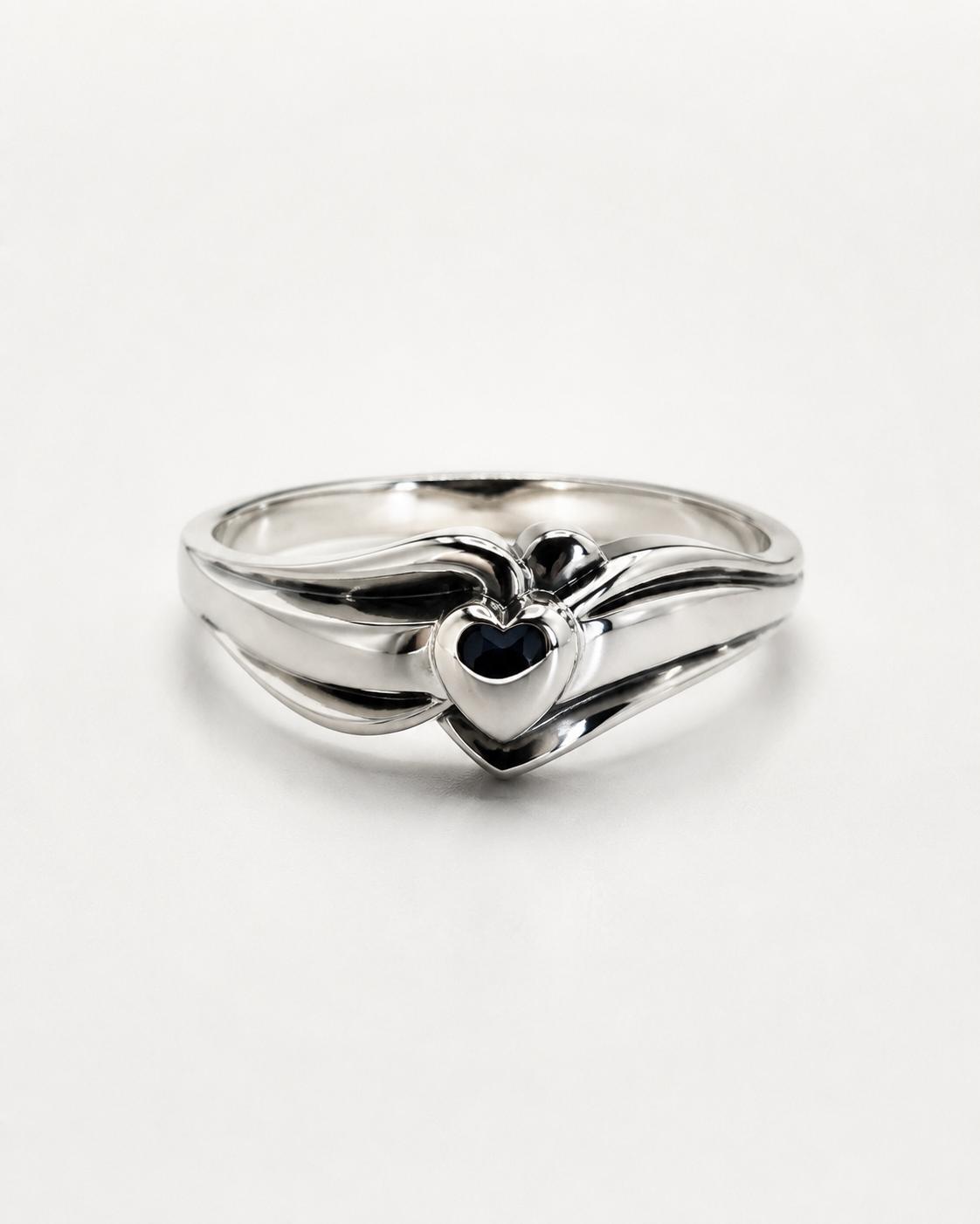 Aysha - Anillo Diamantado Corazón - Imagen 2