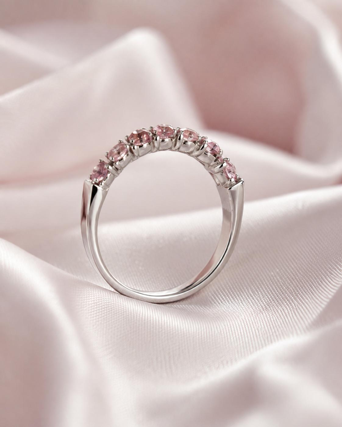Marie - Anillo Tallado Diadem con Zafiros